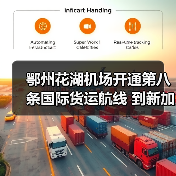 鄂州花湖机场开通第八条国际货运航线 到新加坡(图2) 鄂州花湖机场开通第八条国际货运航线 到新加坡(图2)