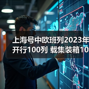 上海号中欧班列2023年开行100列 载集装箱10306标箱（图2）