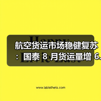 航空货运市场稳健复苏:国泰 8 月货运量增 6.3%,巩固香港枢纽地位(图3) 航空货运市场稳健复苏:国泰 8 月货运量增 6.3%,巩固香港枢纽地位(图3)