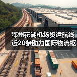 鄂州花湖机场货运航线近20条助力国际物流枢纽布局（图3）