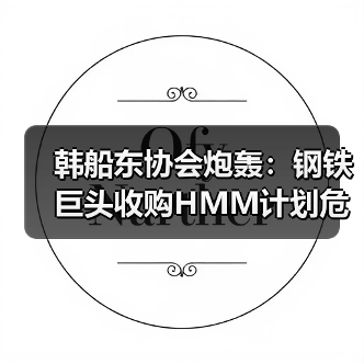 韩船东协会炮轰：钢铁巨头收购HMM计划危害航运业根基（国际海运新闻资讯）（图2）