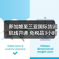 新加坡至三亚国际货运航线开通 免税品3小时直达提升物流效率
