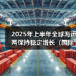 2025年上半年全球海运两保持稳定增长(国际海运新闻资讯) 2025年上半年全球海运两保持稳定增长(国际海运新闻资讯)