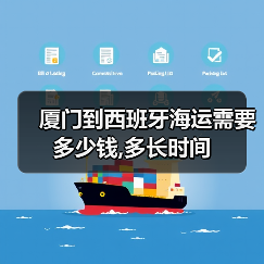 厦门到西班牙海运需要多少钱,多长时间