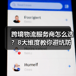 跨境物流服务商怎么选?8大维度教你避坑防踩雷(图3) 跨境物流服务商怎么选?8大维度教你避坑防踩雷(图3)