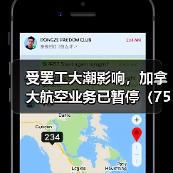 受罢工大潮影响,加拿大航空业务已暂停(75%的国际空运受影响)(图2) 受罢工大潮影响,加拿大航空业务已暂停(75%的国际空运受影响)(图2)