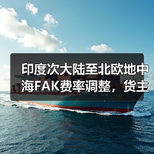 印度次大陆至北欧地中海FAK费率调整,货主注意关键变化(图3) 印度次大陆至北欧地中海FAK费率调整,货主注意关键变化(图3)