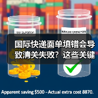 国际快递面单填错会导致清关失败?这些关键信息务必正确填写!(图3) 国际快递面单填错会导致清关失败?这些关键信息务必正确填写!(图3)