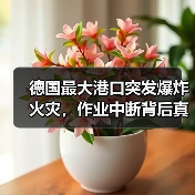 德国最大港口突发爆炸火灾,作业中断背后真相? 德国最大港口突发爆炸火灾,作业中断背后真相?