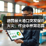 德国最大港口突发爆炸火灾,作业中断背后真相?(图4) 德国最大港口突发爆炸火灾,作业中断背后真相?(图4)