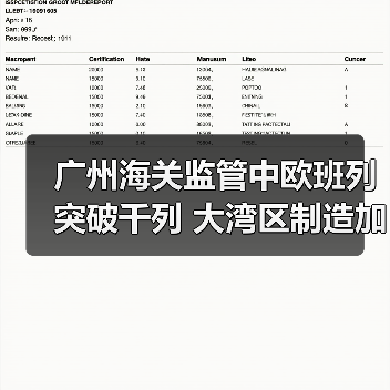 广州海关监管中欧班列突破千列 大湾区制造加速驶向欧洲（图3）