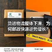 货运物流整体下滑,为何邮政快递逆势增长?(图2) 货运物流整体下滑,为何邮政快递逆势增长?(图2)