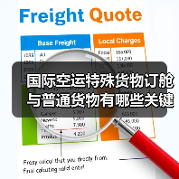国际空运特殊货物订舱与普通货物有哪些关键差异?(图4) 国际空运特殊货物订舱与普通货物有哪些关键差异?(图4)