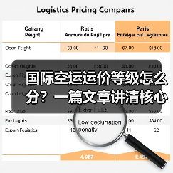 国际空运运价等级怎么分?一篇文章讲清核心分类与适用条件(图3) 国际空运运价等级怎么分?一篇文章讲清核心分类与适用条件(图3)