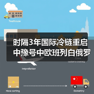 时隔3年国际冷链重启 中豫号中欧班列白俄罗斯冷冻牛肉抵达郑州（图2）