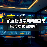 航空货运费用明细及常见收费项目解析 航空货运费用明细及常见收费项目解析