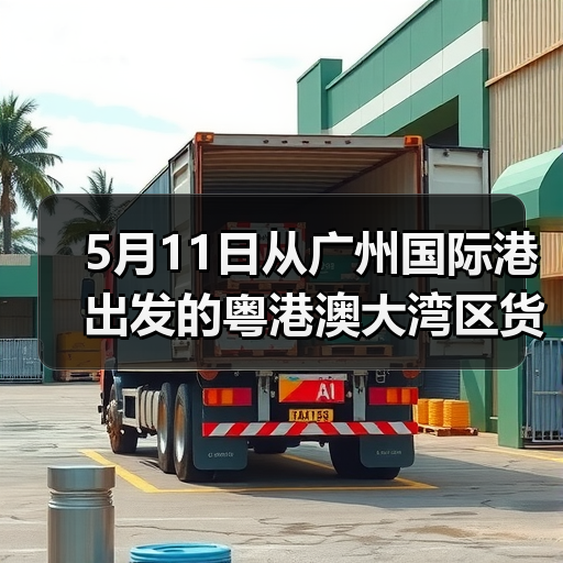 5月11日从广州国际港出发的粤港澳大湾区货物顺利抵达欧洲市场