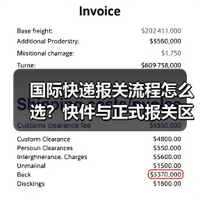 国际快递报关流程怎么选?快件与正式报关区别解析(图4) 国际快递报关流程怎么选?快件与正式报关区别解析(图4)