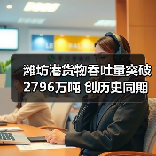 潍坊港货物吞吐量突破2796万吨 创历史同期新高 潍坊港货物吞吐量突破2796万吨 创历史同期新高