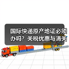国际快递原产地证必须办吗?关税优惠与清关条件(图3) 国际快递原产地证必须办吗?关税优惠与清关条件(图3)