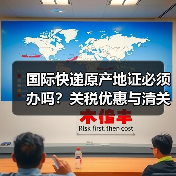 国际快递原产地证必须办吗?关税优惠与清关条件(图4) 国际快递原产地证必须办吗?关税优惠与清关条件(图4)