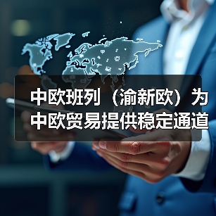 中欧班列（渝新欧）为中欧贸易提供稳定通道（图4）