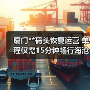 厦门**码头恢复运营 单程仅需15分钟畅行海沧 厦门**码头恢复运营 单程仅需15分钟畅行海沧