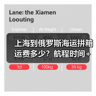 上海到俄罗斯海运拼箱运费多少?航程时间+港口选择解析(图3) 上海到俄罗斯海运拼箱运费多少?航程时间+港口选择解析(图3)