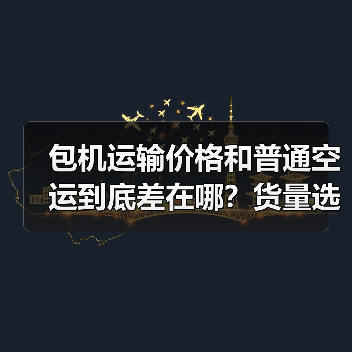 包机运输价格和普通空运到底差在哪？货量选择全解析