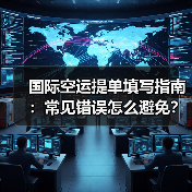 国际空运提单填写指南：常见错误怎么避免？（图4）