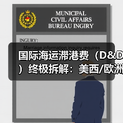 国际海运滞港费(D&D)终极拆解:美西/欧洲/东南亚港口免租期新规对比(图3) 国际海运滞港费(D&D)终极拆解:美西/欧洲/东南亚港口免租期新规对比(图3)