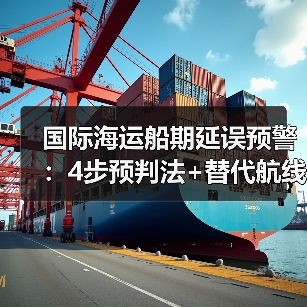 国际海运船期延误预警：4步预判法+替代航线预案