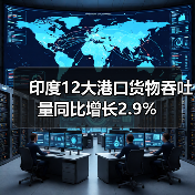 印度12大港口货物吞吐量同比增长2.9%（图2）