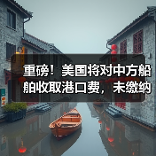重磅！美国将对中方船舶收取港口费，未缴纳将禁止靠港、卸货、离港！