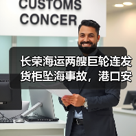 长荣海运两艘巨轮连发货柜坠海事故，港口安全面临严峻考验（图2）