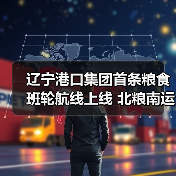 辽宁港口集团首条粮食班轮航线上线 北粮南运再添新通道（图2）
