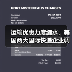 运输优惠力度缩水,美国两大国际快递企业调整政策(国际物流成本面临上行压力 )(图4) 运输优惠力度缩水,美国两大国际快递企业调整政策(国际物流成本面临上行压力 )(图4)