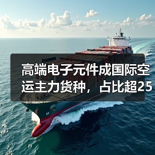 高端电子元件成国际空运主力货种，占比超25%（图2）