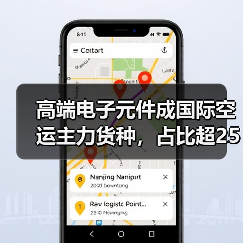 高端电子元件成国际空运主力货种，占比超25%（图4）