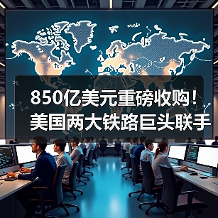 850亿美元重磅收购!美国两大铁路巨头联手(国际物流行业格局将迎巨变)(图2) 850亿美元重磅收购!美国两大铁路巨头联手(国际物流行业格局将迎巨变)(图2)