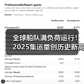 全球船队满负荷运行！2025集运量创历史新高，运力紧张加剧？（图3）