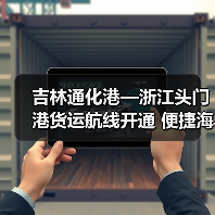 吉林通化港—浙江头门港货运航线开通 便捷海上物流（图4）