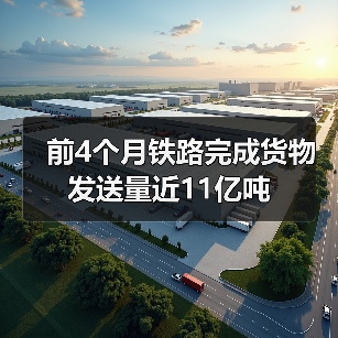 前4个月铁路完成货物发送量近11亿吨（图4）