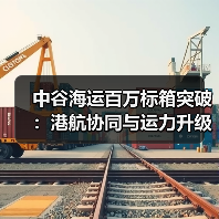 中谷海运百万标箱突破：港航协同与运力升级成关键？（图4）