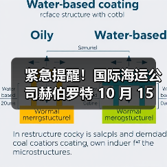 紧急提醒!国际海运公司赫伯罗特 10 月 15 日起上调洲运费(备货需算清成本)(图3) 紧急提醒!国际海运公司赫伯罗特 10 月 15 日起上调洲运费(备货需算清成本)(图3)