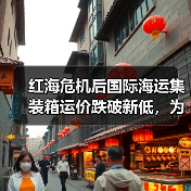 红海危机后国际海运集装箱运价跌破新低,为何持续下跌?(图4) 红海危机后国际海运集装箱运价跌破新低,为何持续下跌?(图4)