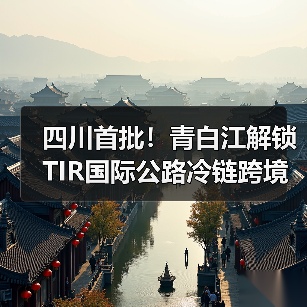 四川首批！青白江解锁TIR国际公路冷链跨境运输新亮点（图1）
