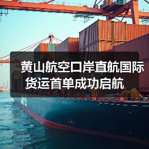 黄山航空口岸直航国际货运首单成功启航（图4）