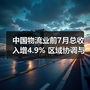 中国物流业前7月总收入增4.9% 区域协调与新业态共促高质量发展 中国物流业前7月总收入增4.9% 区域协调与新业态共促高质量发展