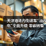 天津港场内倒运车